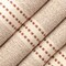 Brown Orange Rust Performance Grade Pet Friendly Woven Stripe Pattern Upholstery Fabric by The Yard - SKU: Abigail Clay